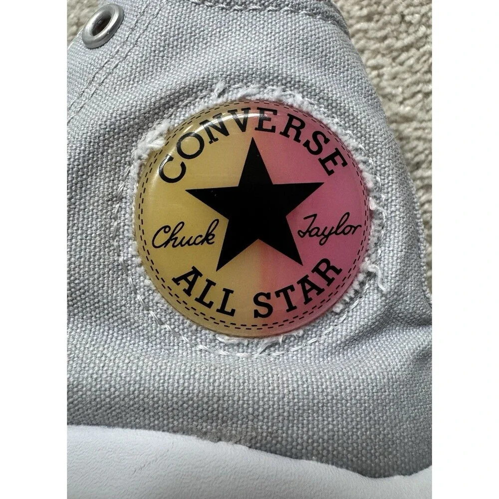 Chuck Taylor All Star Move Platform Gel Patch High-Top Gravel/Pink/White Y2 Girl